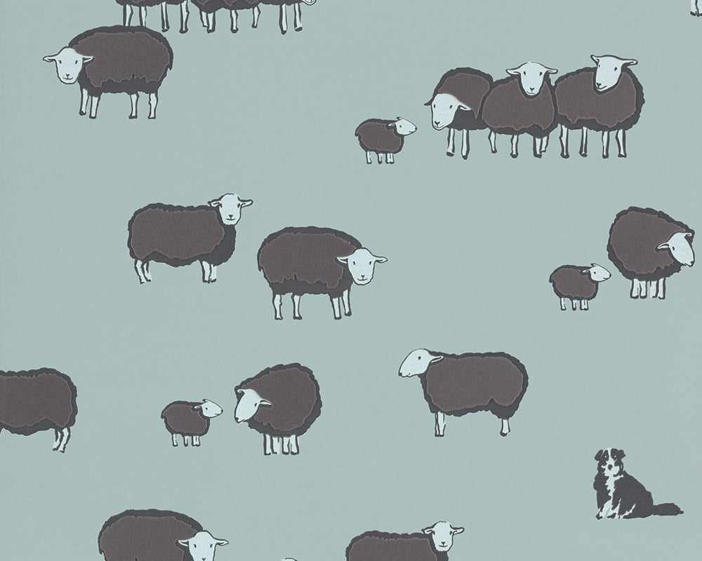 Little Greene Nip & Lassie Wallpaper