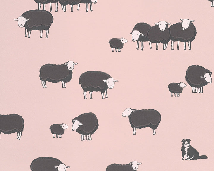 Little Greene Nip & Lassie Wallpaper