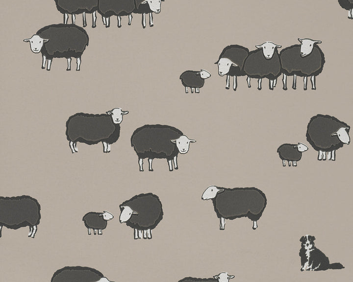 Little Greene Nip & Lassie Wallpaper