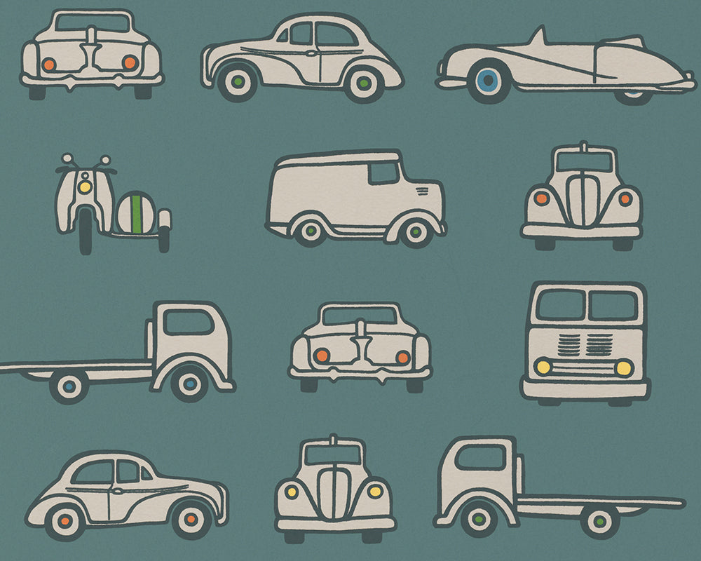 Little Greene Road Trip Wallpaper in Pleat