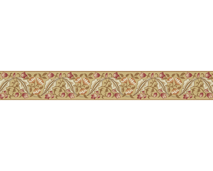 Morris & Co Bluebell & Peony Border Wallpaper