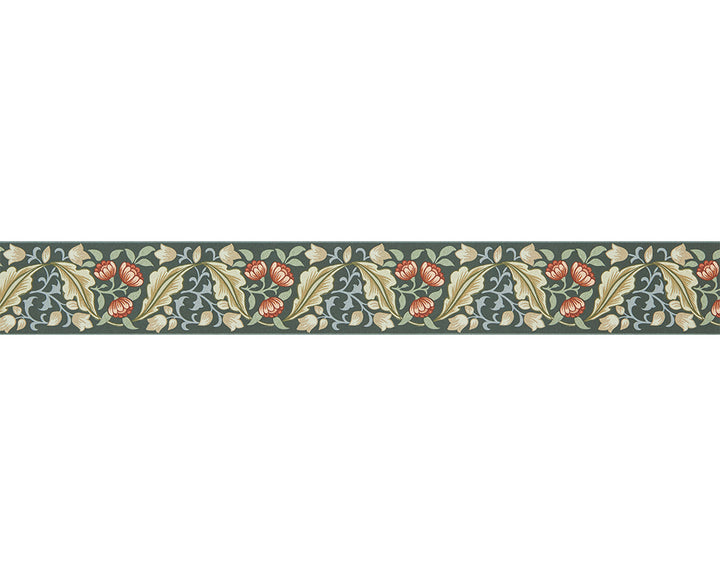 Morris & Co Bluebell & Peony Border Wallpaper