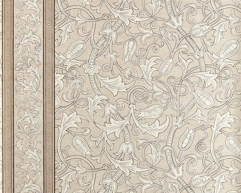Morris & Co Etched Scrolling Tulip Wallpaper