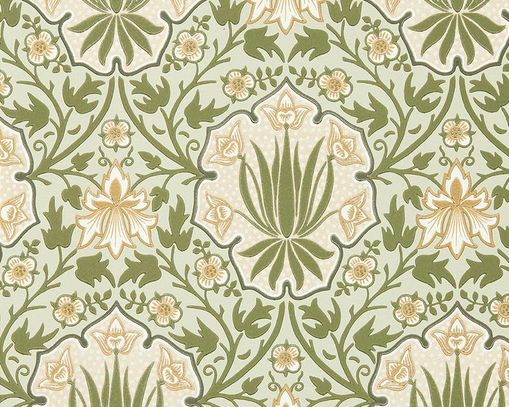 Morris & Co Iris & Rose Wallpaper