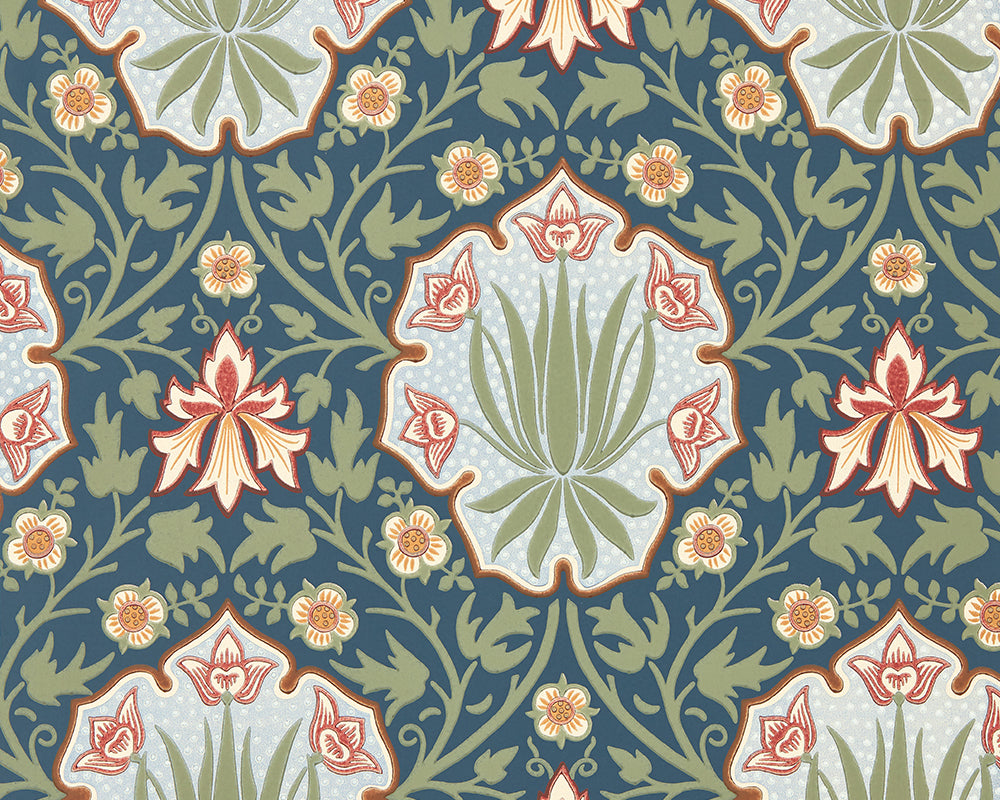 Morris & Co Iris & Rose Wallpaper