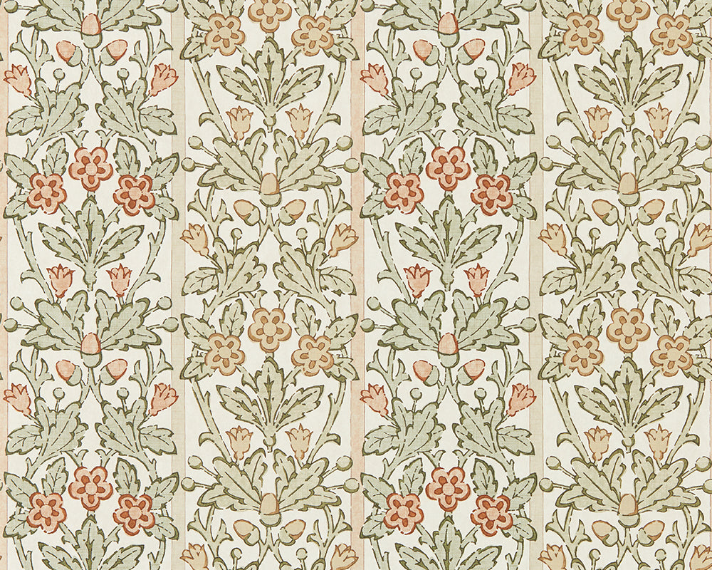 Morris & Co Oak & Blossom Wallpaper