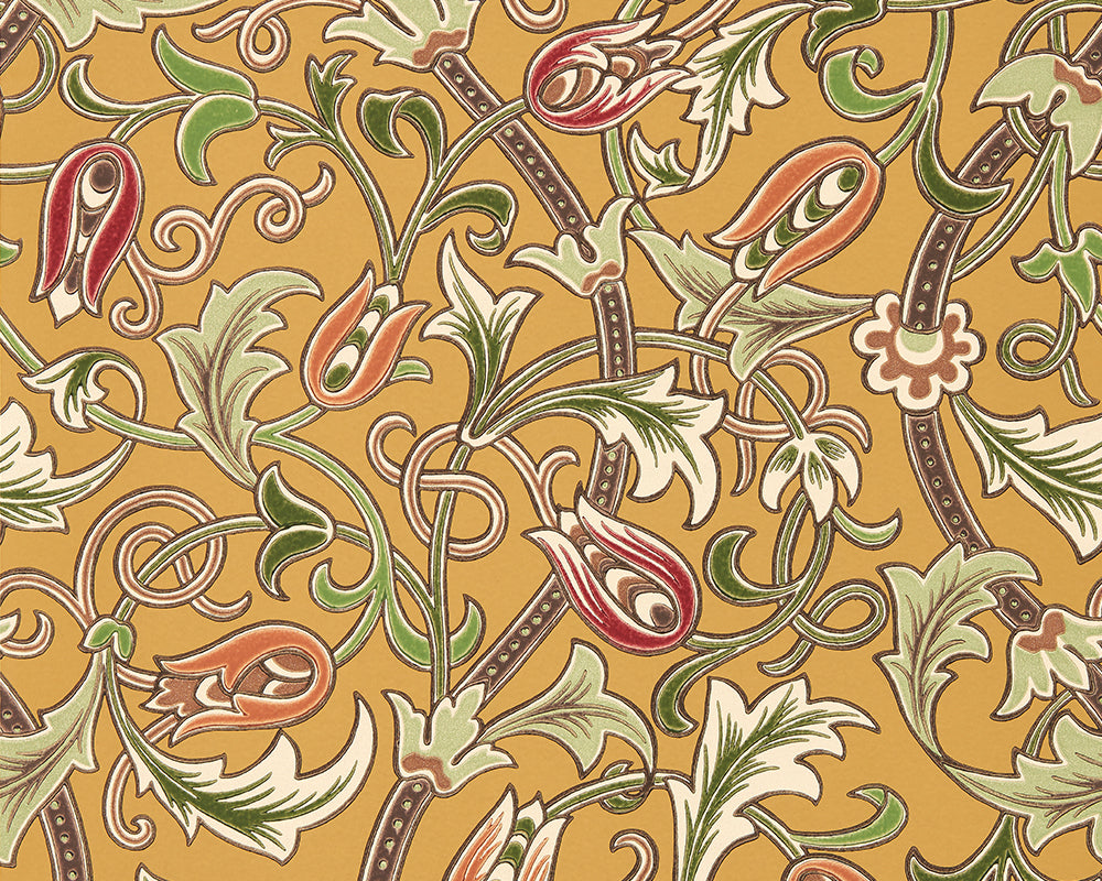Morris & Co Scrolling Tulip Wallpaper