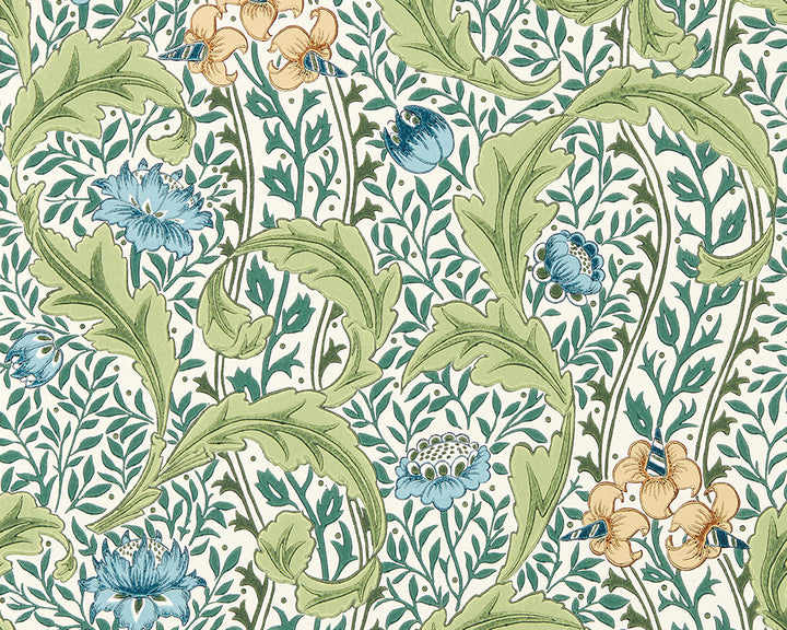 Morris & Co Wild Tulip & Vine Wallpaper