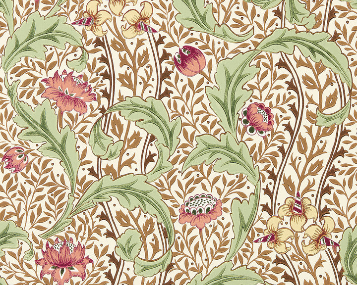 Morris & Co Wild Tulip & Vine Wallpaper