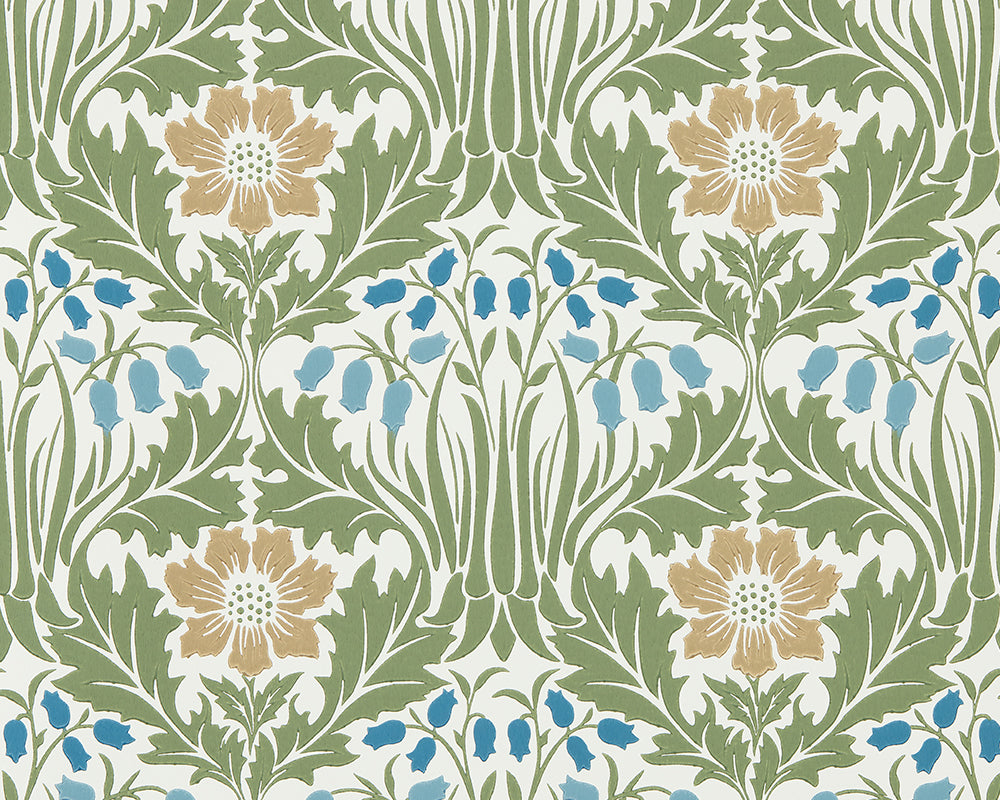 Morris & Co Woodbell & Anemone Wallpaper