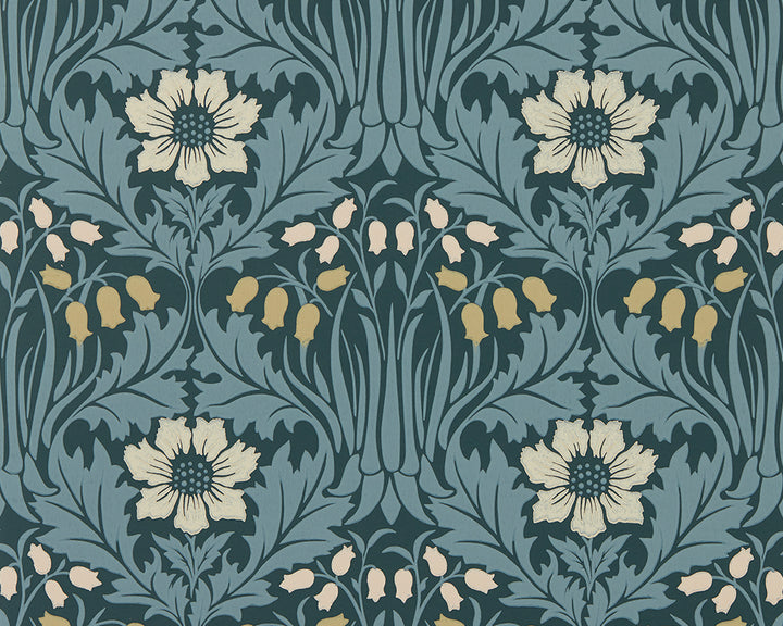 Morris & Co Woodbell & Anemone Wallpaper