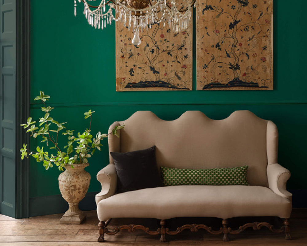 Paint & Paper Library Malachite 713 Paint in a living space