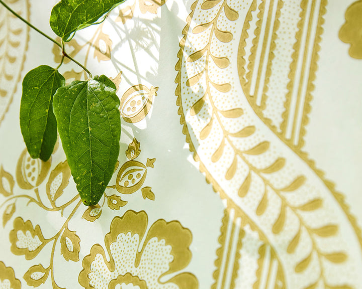 Sanderson Aubrey Wallpaper in the woodland lifestyle detail