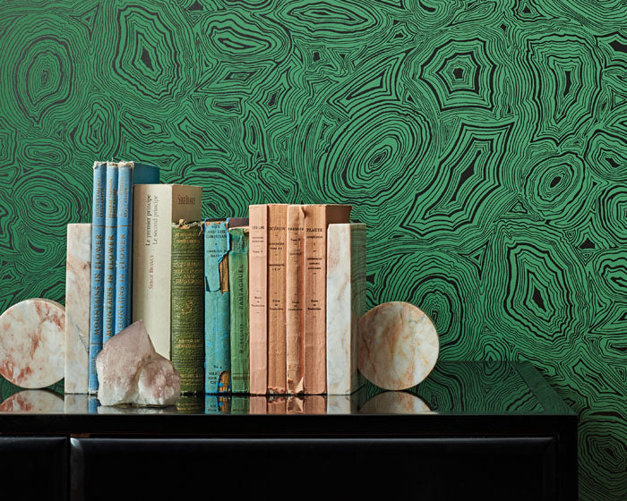 Cole & Son Malachite Wallpaper Room Set detail