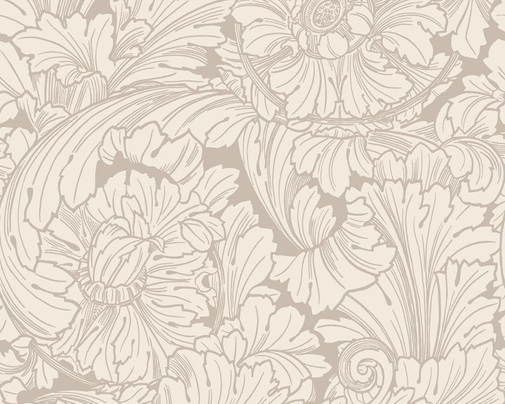 Cole & Son Acanthus in Cream & Pebble