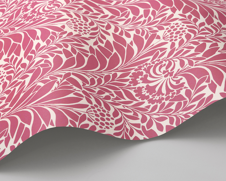 Cole & Son Honeysuckle Wave in Rasberry