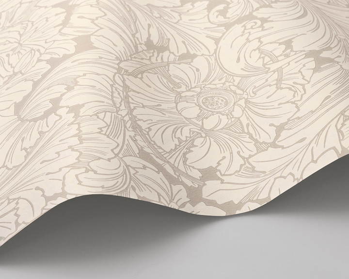 Cole & Son Acanthus Wave in Cream & Pebble
