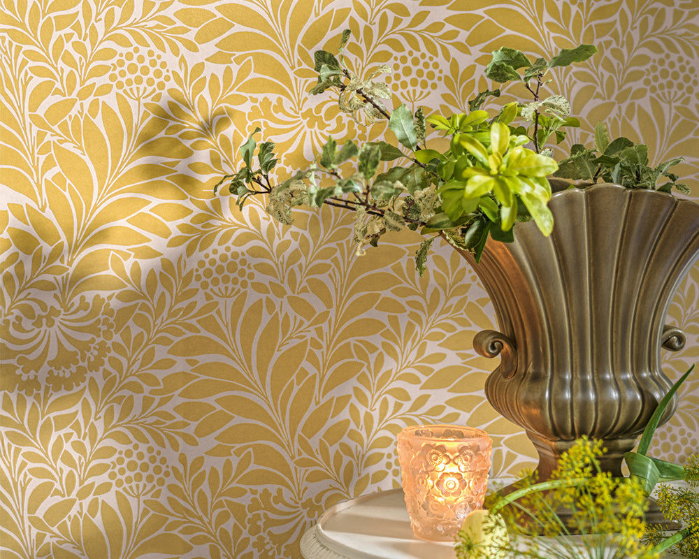 Cole & Son Honeysuckle detail in a living space