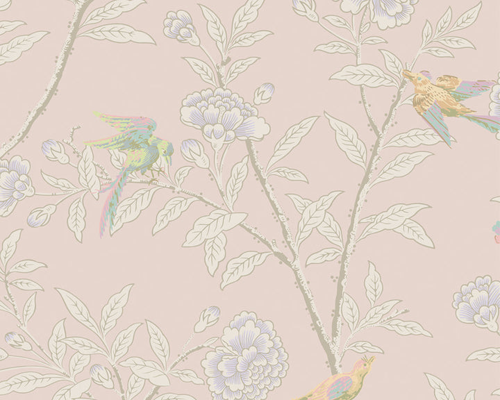 Cole & Son Roseberry with Birds Wallpaper