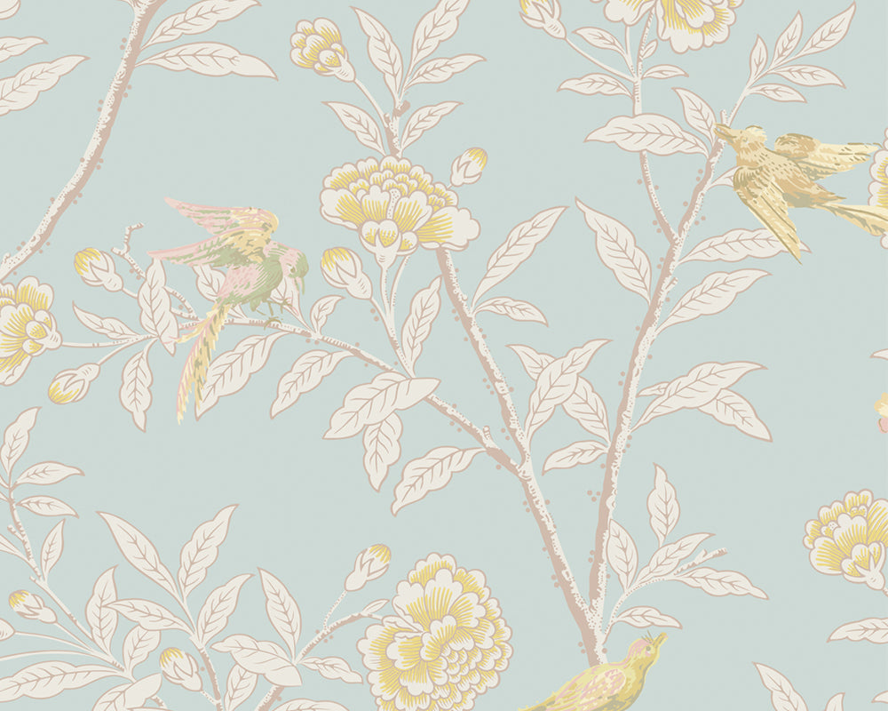 Cole & Son Roseberry with Birds Wallpaper