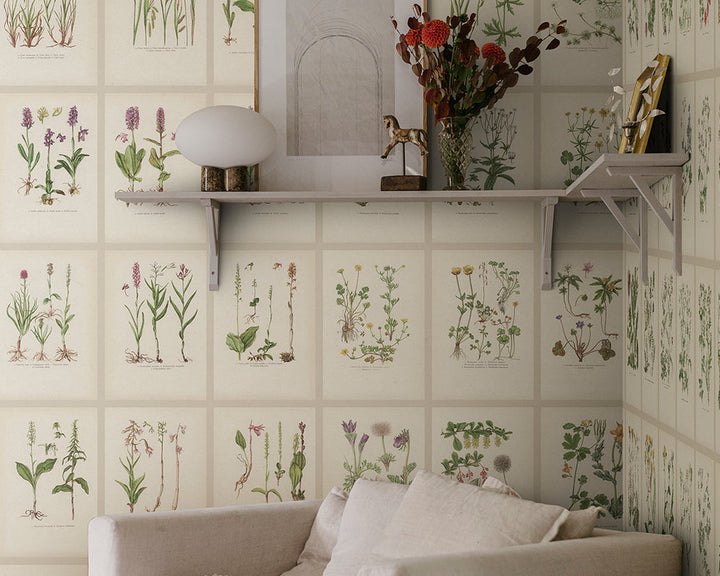 Sandberg Botanica Mural Wallpaper in a living space