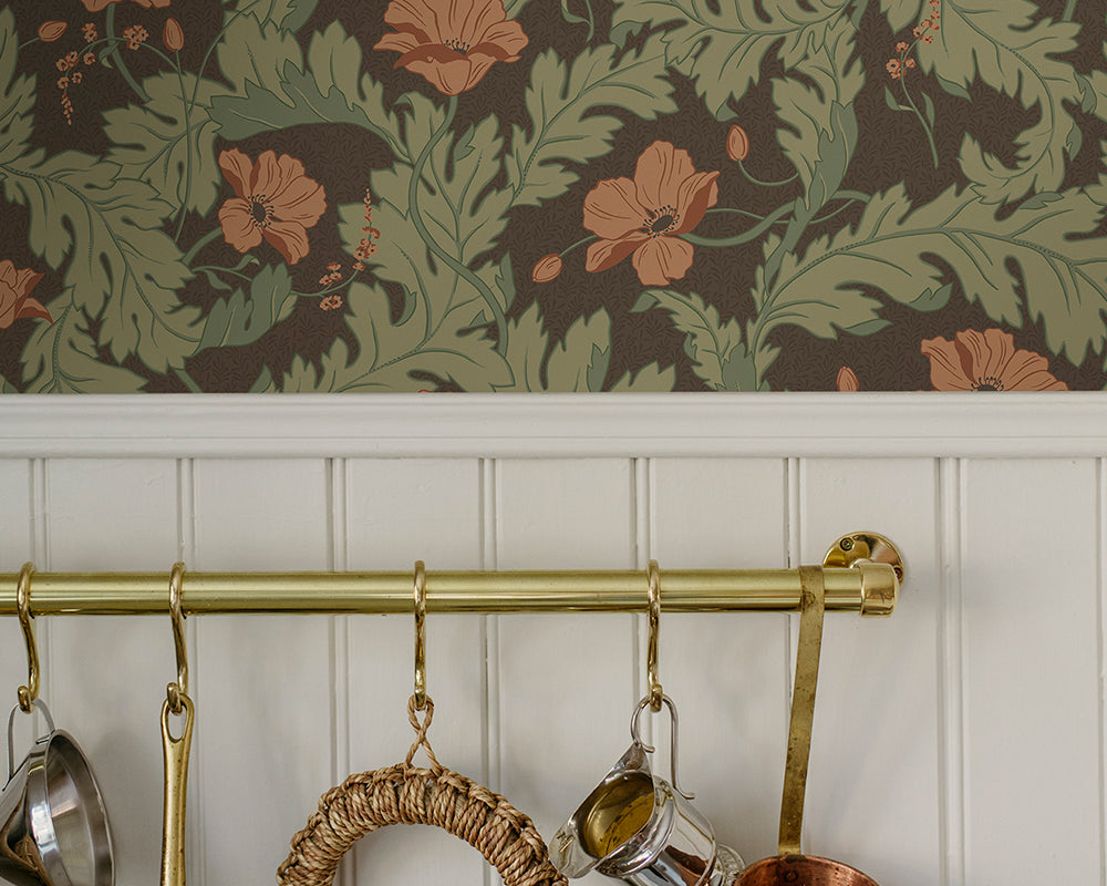 Sandberg Charlotta Wallpaper in a kitchen