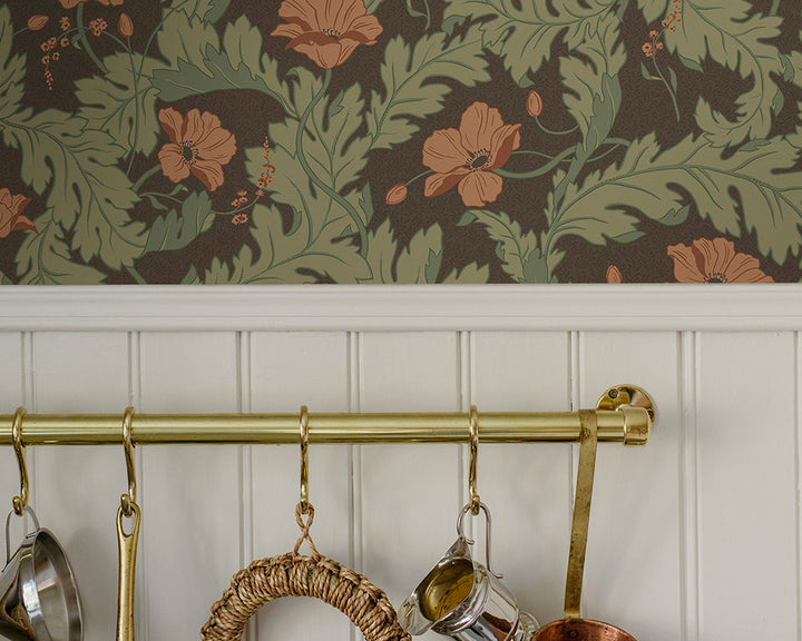 Sandberg Charlotta Wallpaper in a kitchen