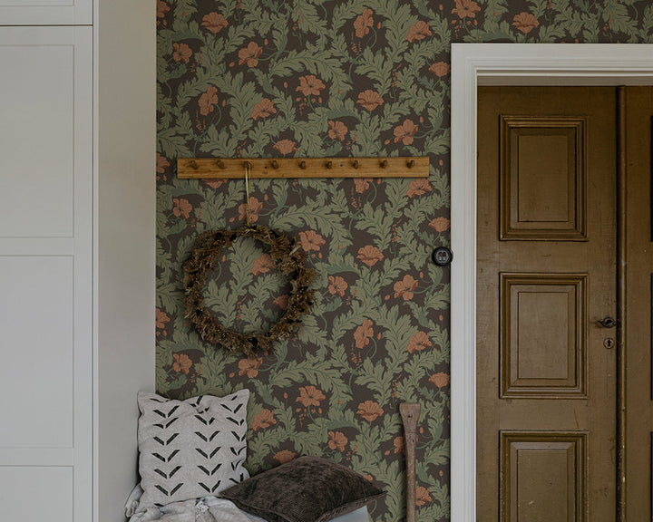 Sandberg Charlotta Wallpaper in a living space