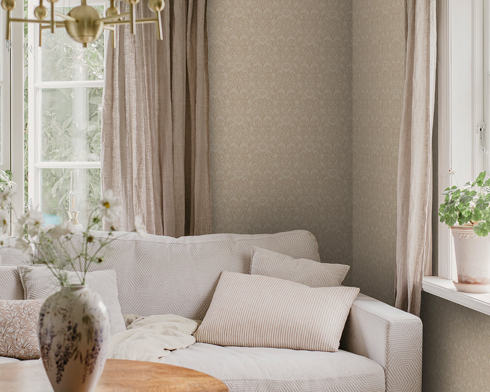 Sandberg Emil Wallpaper in a living space