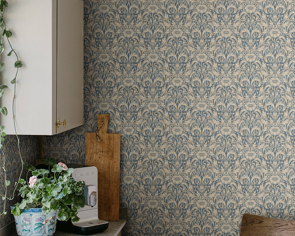 Sandberg Emil Wallpaper in a kitchen