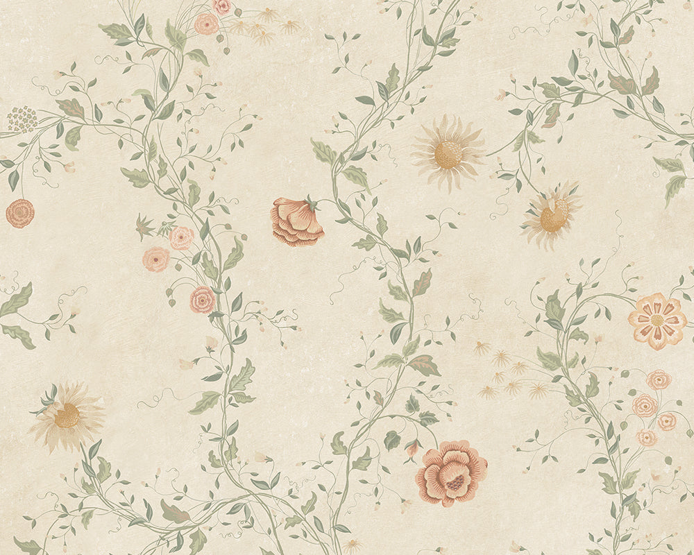Sandberg Inger Mural Wallpaper in Pastel
