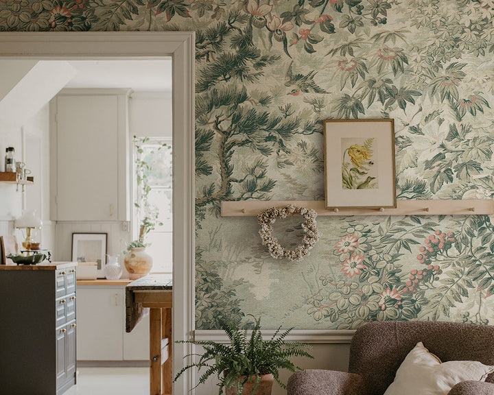 Sandberg Johannas Damm Mural Wallpaper in a living room