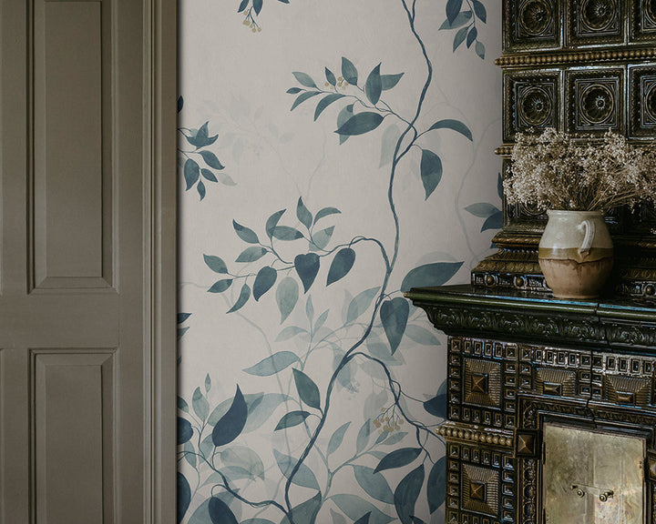 Sandberg Josefine Mural Wallpaper in a living room