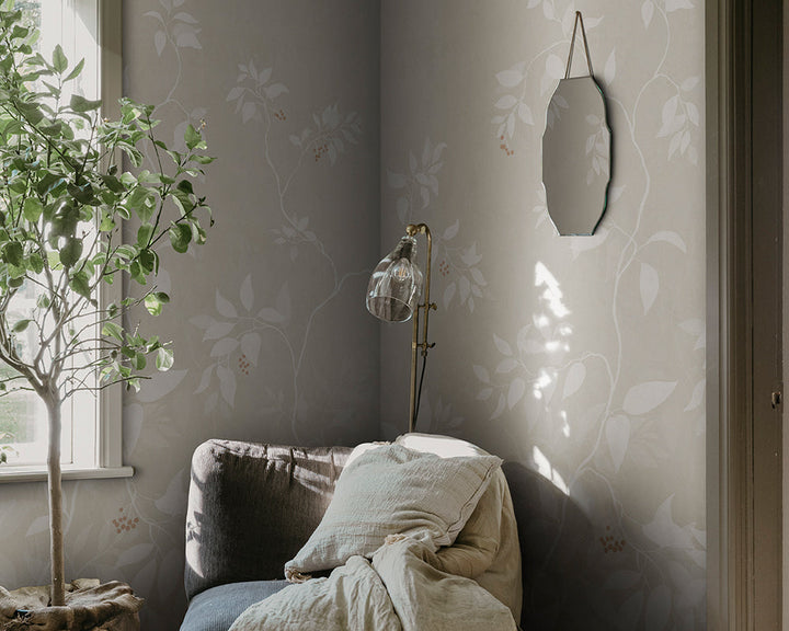 Sandberg Josefine Mural Wallpaper in a living room