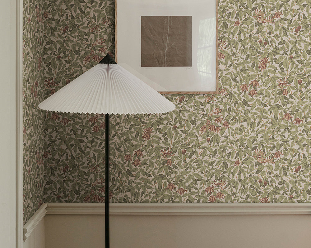 Sandberg Linnea Wallpaper in a living space