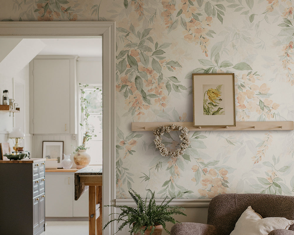 Sandberg Lovisa Mural Mural Wallpaper in a living space