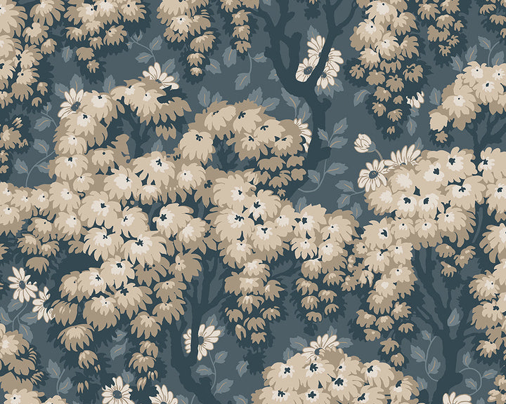 Sandberg Ragnvi  Wallpaper in Midnight Blue