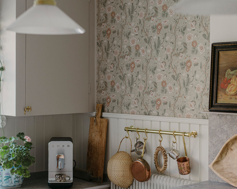 Sandberg UllaWallpaper in a kitchen