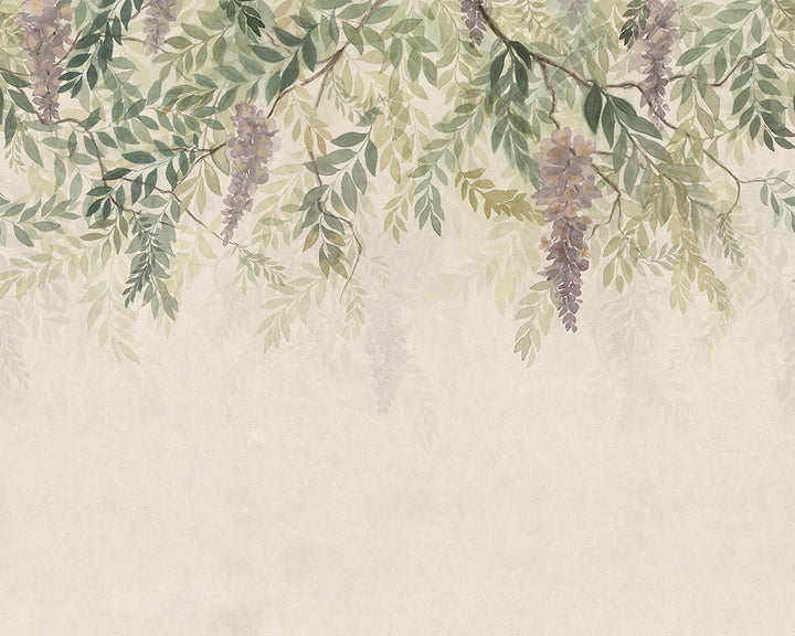 Sandberg Wisteria Mural Wallpaper