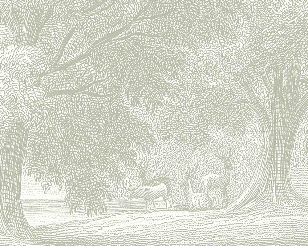 Woodchip & Magnolia Land of Milk and Honey Mural Wallpaper close up