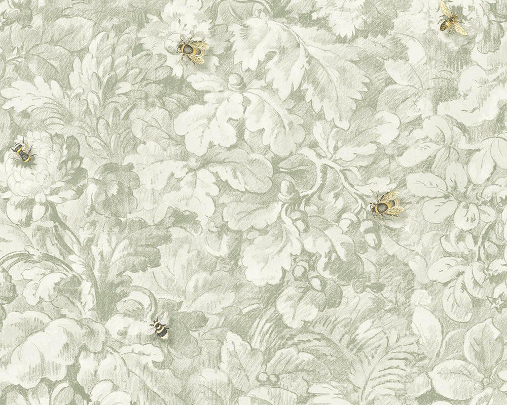 Woodchip & Magnolia Busy Bee Wallpaper