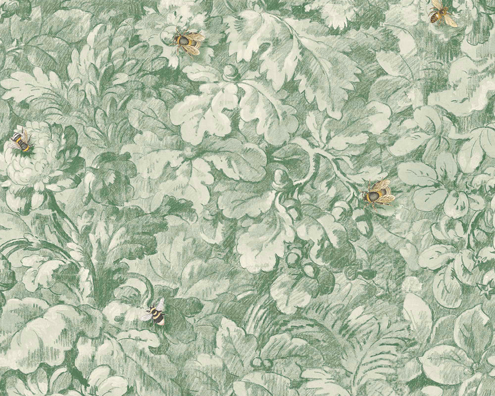 Woodchip & Magnolia Busy Bee Wallpaper