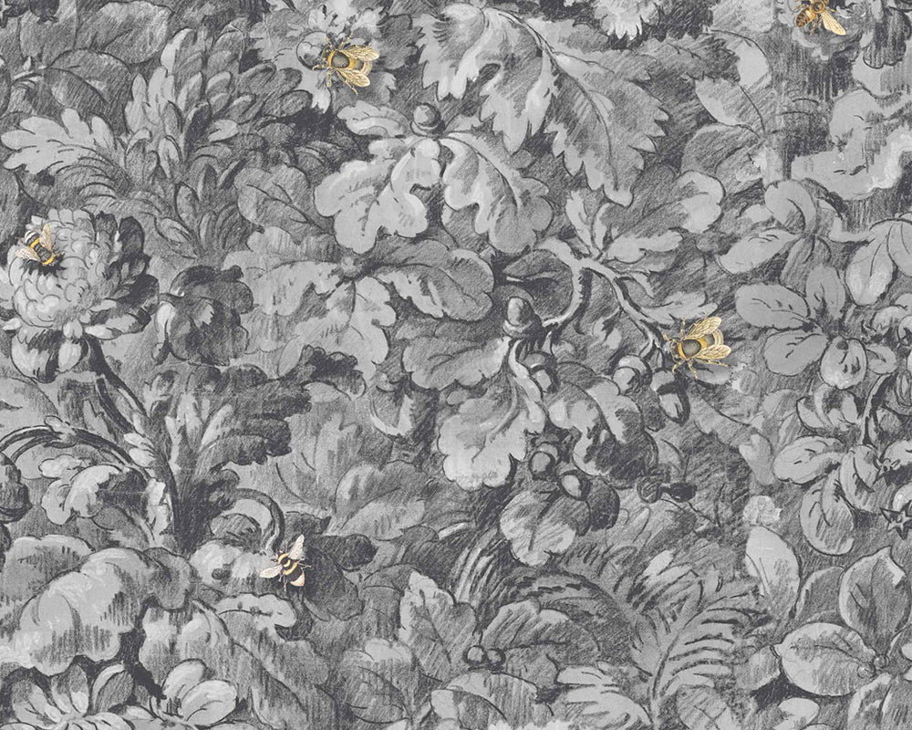 Woodchip & Magnolia Busy Bee Wallpaper