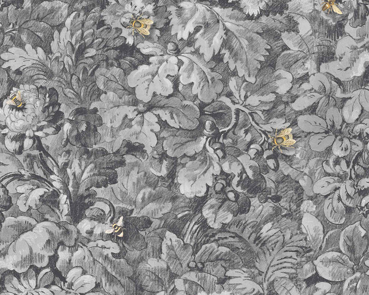 Woodchip & Magnolia Busy Bee Wallpaper