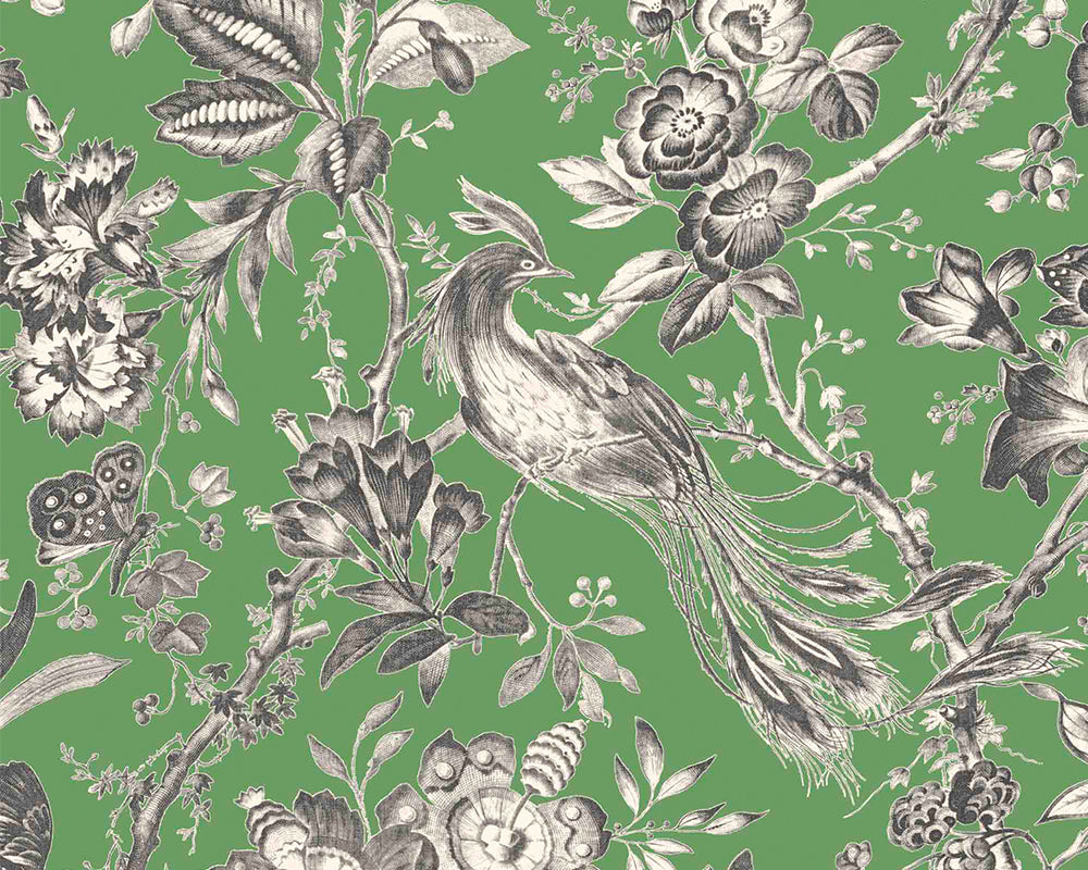 Woodchip & Magnolia Plumage Wallpaper