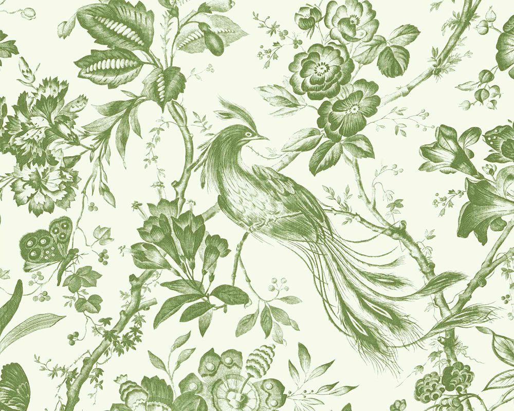 Woodchip & Magnolia Plumage Wallpaper