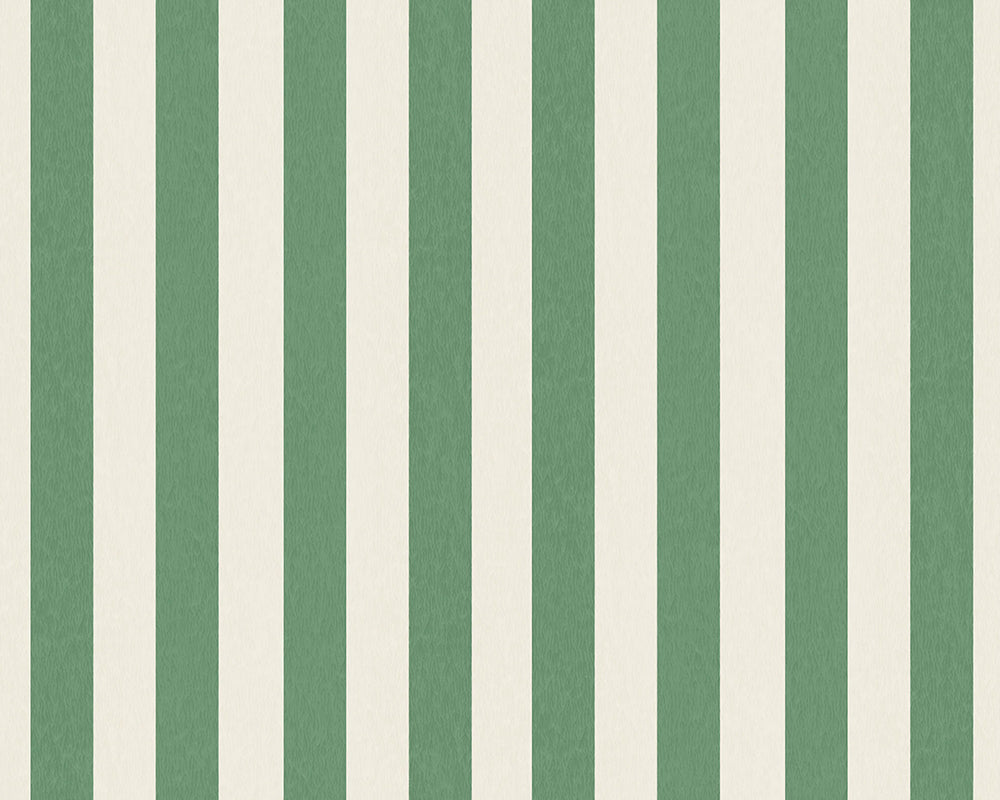 Woodchip & Magnolia Jockey Stripe Wallpaper