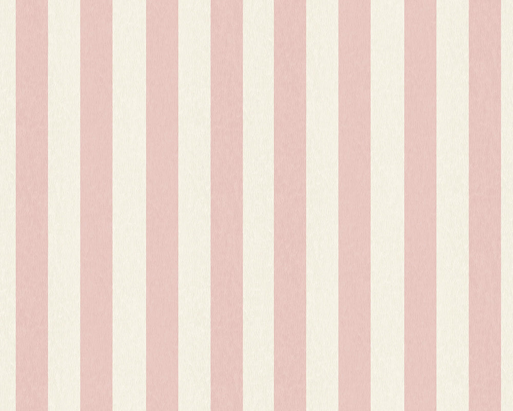 Woodchip & Magnolia Jockey Stripe Wallpaper