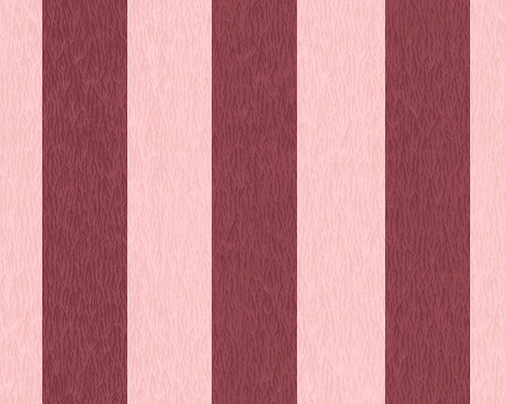 Woodchip & Magnolia Jockey Stripe Wallpaper in close up