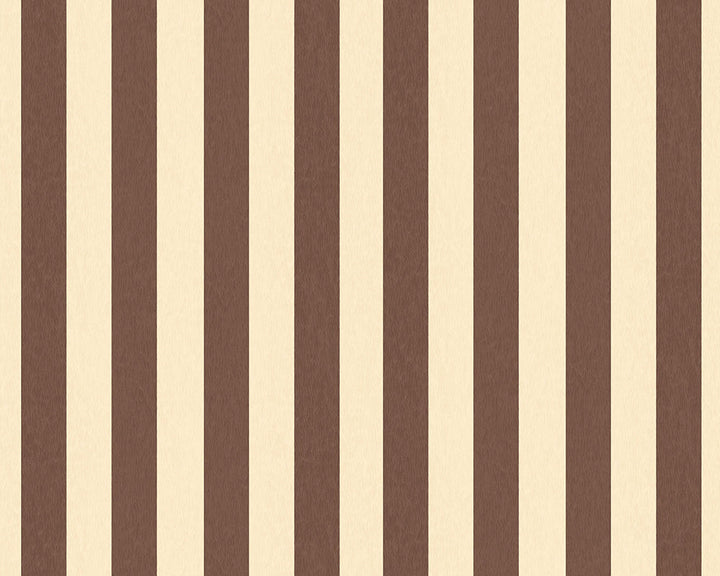 Woodchip & Magnolia Jockey Stripe Wallpaper